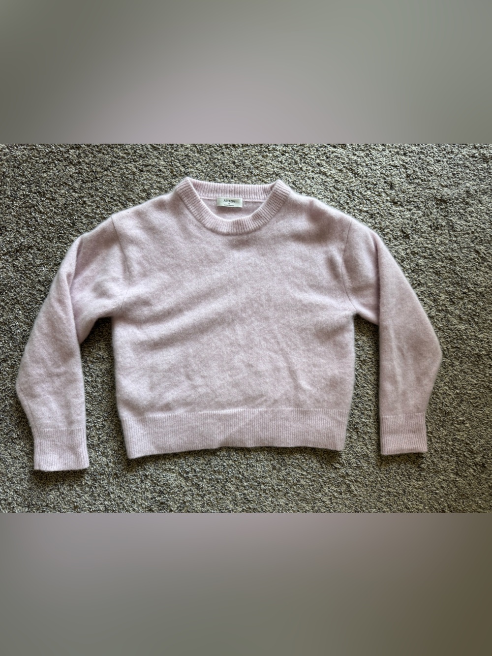 Artizia 100% Cashmere Sweater Light Purple Lavender Lilac Size Medium